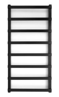Полотенцесушитель водяной Genesis-Aqua Basis Light 100x53 см черный 1902