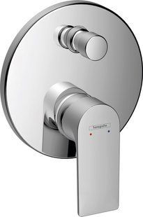 Смеситель для ванны/душа Hansgrohe Rebris E скрытый монтаж внешняя часть хром 72468000