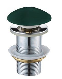 Донный клапан для раковины Mexen click-clack dark green matt без перелива MEX-79910-47, Цветной