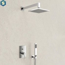 Душевая система скрытого монтажа Paffoni Shower на 2 потребителя с верхним душем 200x200 мм chrome KITRIN015CR, Хром