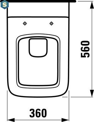 Унітаз підвісний Laufen Palace Rimless H8207060000001, Білий