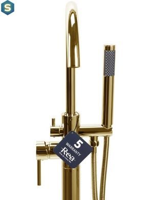 Змішувач для ванни Rea Mono gold підлоговий REA-B1130, Золотий
