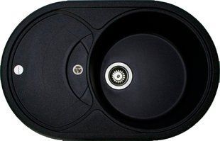Кухонная мойка Adamant Shell 770x495x200 антрацит 253223, Антрацит