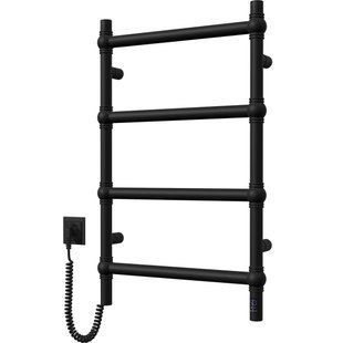 Електрична рушникосушка Navin Retro 500x800 Sensor ліва, чорний муар 10-012033-4860, Черный матовый, Ліве, Електронний