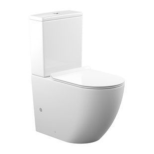 Унитаз-компакт Koller Pool Round с сиденьем Soft Close RN-0665-RC-C+RN-0665-RC-T, Белый