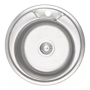 Кухонна мийка 490x180 мм + сифон Wezer 490(06) D&eacute;cor, Decor