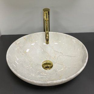 Умывальник VBI Parma light stone glossy накладний VBI-011026, Мармур
