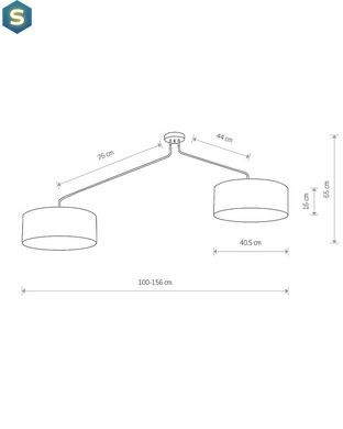 Люстра Nowodvorski 7951 Falcon E27 6x25W IP20 Wh