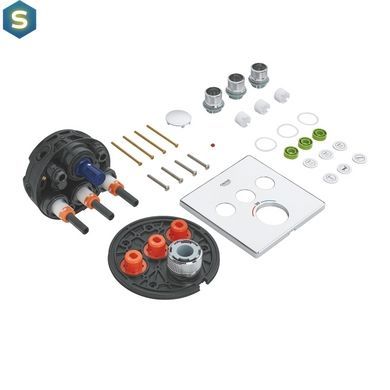 Душевая система скрытого монтажа термостатическая Grohe QuickFix SmartControl UA202802C3, Хром