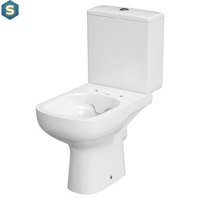 Унитаз-компакт Cersanit Colour Clean On 011 K103-028 с сидением Soft Close, Белый