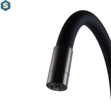 Смеситель для кухни под осмос Globus Lux GLLR-0903-11-graphite, Черный матовый