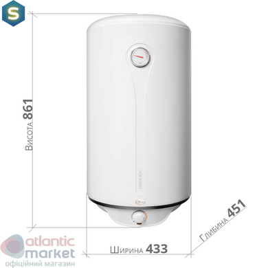 Водонагрівач Atlantic O`Pro Turbo VM 080 D400-2-B