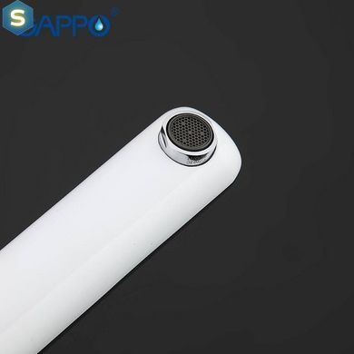 G1148 Змішувач на борт ванни врізний 3 елементи білий/хром Gappo Noar 1/3, Білий