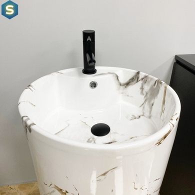 Умывальник VBI Bolonia carrara напольный VBI-019013, Мрамор
