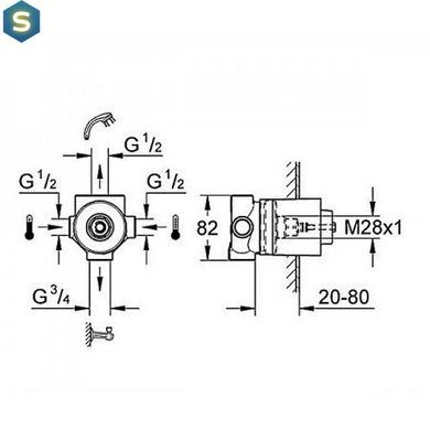 Скрытая часть Grohe 29707000