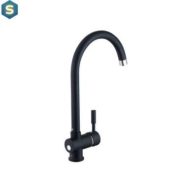 Смеситель для кухни Kroner KRM Mosel - B035 CV020537, Черный матовый