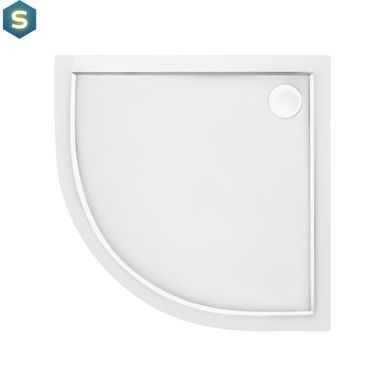 Душевой поддон Qtap Robin 301112 100x100x12 см + сифон, Белый
