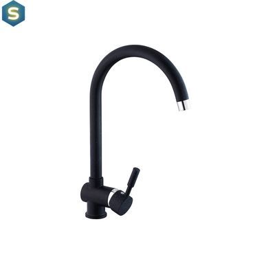 Смеситель для кухни Kroner KRM Mosel - B035 CV020537, Черный матовый