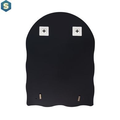 Зеркало Lidz Anny 140.07.02 (1) 600х850х106 настенное с полочкой прямоугольное с дугообразным верхом и фигурными боками LD78AN6085