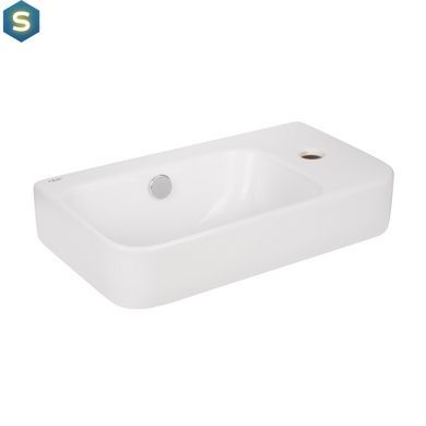 Умивальник Qtap Tern 450х250х158 White QT1711H02LW, Білий