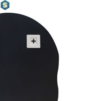 Зеркало Lidz Anny 140.07.02 (1) 600х850х106 настенное с полочкой прямоугольное с дугообразным верхом и фигурными боками LD78AN6085