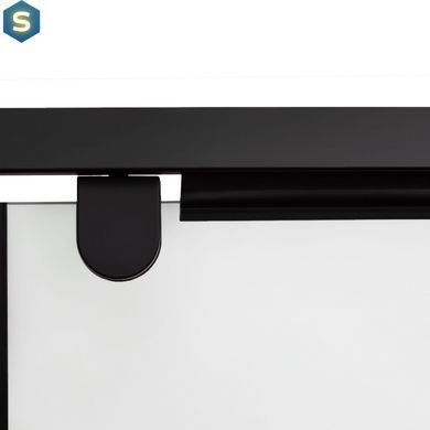 Душова кабіна Qtap Scorpio BLA10115-AC6 100x100 см, скло Clear 6 мм, покриття CalcLess без піддона, Чорний/золото, Універсальна, прозорий
