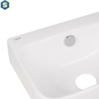 Умивальник Qtap Tern 450х250х158 White QT1711H02LW, Білий