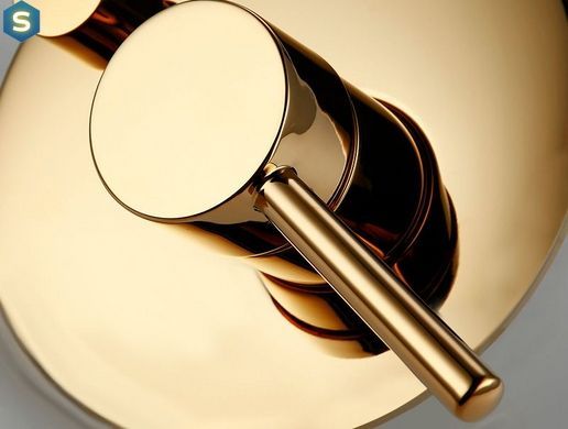 Душова система прихованого монтажу Rea Lungo gold + BOX золото REA-P4110, Золотий