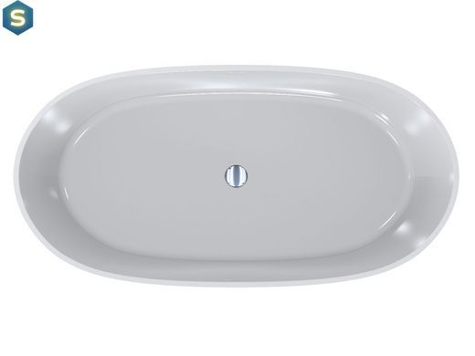 Ванна Miraggio Molly 1600x800 глянсова 0002111, Білий