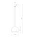 Подвесной светильник Nowodvorski 10335 Candy I Zwis GU10 1x35W IP20 Wh
