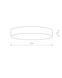 Потолочный светильник Nowodvorski 10405 Lid Round Led 1x50W 3000K 4400Lm IP20 Wh