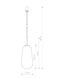 Підвісний світильник Nowodvorski 8671 Pear E27 1x40W IP20 Transparent