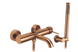 Змішувач для ванни Rea Lungo Grip brushed copper REA-B4567, Теплый закат