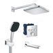 Душевая система скрытого монтажа термостатическая Grohe QuickFix SmartControl UA202802C3, Хром