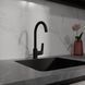 Змішувач для кухні Koller Pool Kvadro Start Black Matt KS0500B, Черный матовый