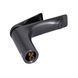 Змішувач для умивальника Qtap Vlasta New QTVLA270GMB45641 Gunmetal Black PVD, Шліфований чорний хром