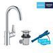 Змішувач для раковини Grohe QuickFix StartEdge L-Size 24201001, Хром
