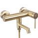 Змішувач для ванни Rea Foss brushed gold настінний з виливом REA-B5112, Золотий