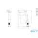 Змішувач для умивальника Devit Linea 150W1246B чорний матовий
