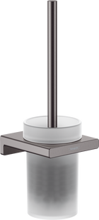 Йоржик підвісний Hansgrohe AddStoris Brushed Black/скло 41752340