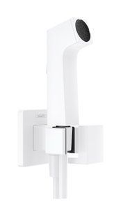Набір гігієнічного душу (запірний вентиль) Hansgrohe E EcoSmart+ на холодну воду MattWhite 29231700