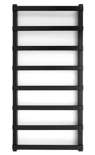 Полотенцесушитель водяной Genesis-Aqua Basis Light 120x53 см черный 1903