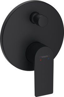 Смеситель для ванны/душа Hansgrohe Rebris E скрытый монтаж внешняя часть Matt Black 72468670