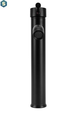 Змішувач для умивальника Rea Graff black високий REA-B8665, Чорний/золото