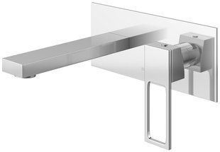Смеситель для умывальника Kohlman Nexen chrome + BOX скрытого монтажа QW185U, Хром