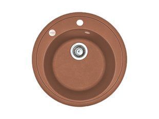Кухонная мойка Adamant Sun &Oslash;510x200 terra-cotta 134223, Цемент матовый