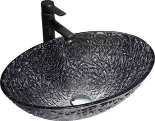 Умивальник Mexen Goa black накладний MEX-24085070, Черный матовый