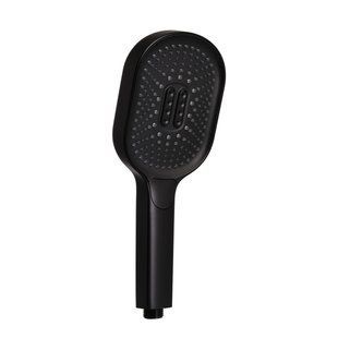 Ручний душ Qtap Rucni 140x110 мм QTRUC125BLM45961 Black matt, Черный матовый