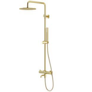 Душова система Corsan Lugo gold з виливом CMN01MGLW, Золотий