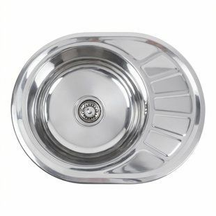 Кухонная мойка из нержавеющей стали Platinum полировка 5745 (0,8/180 мм), R, Polish